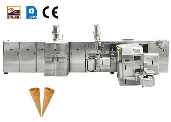 Crema industriale Sugar Rolled Cone Baking Machine degli ss Sugar Cone Production Line Ice
