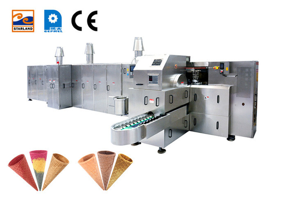 Piatti bollenti della macchina 101 automatici pieni di fabbricazione di biscotti del cono gelato