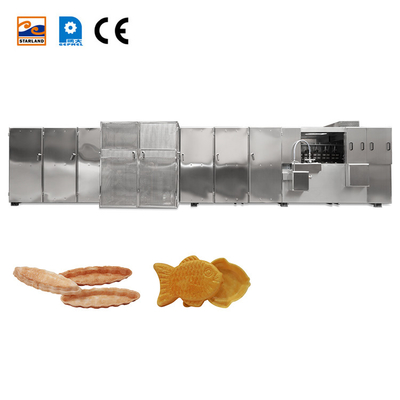 Linea di produzione automatica multifunzionale del wafer di Monaka della macchina di fabbricazione di biscotti del wafer