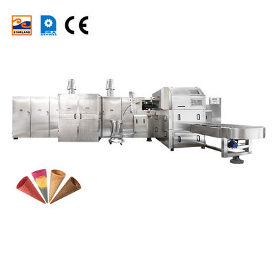 Linea di produzione di coni di zucchero a rullo per la produzione di coni di zucchero per gelati