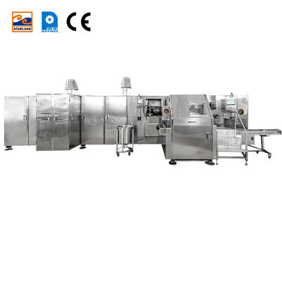 2.0HP Motore principale Barquillo Cone linea di produzione per la produzione completamente automatica e