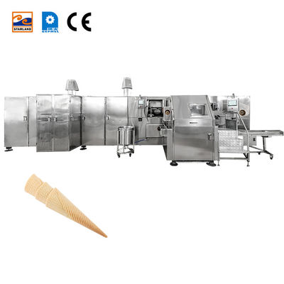 Macchina per la produzione di coni PLC Commercial Barquillo con linea di produzione automatica