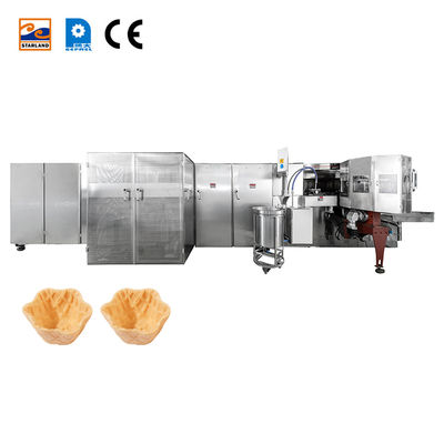 Linea di produzione di waffle basket guidata dalle specifiche con supporto tecnico video e controllo PLC