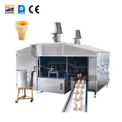 Linea di produzione coni wafer PLC 28 stampi con design personalizzato