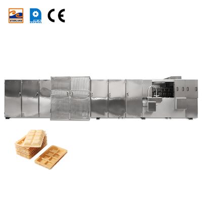 Apparecchiature personalizzate per la produzione di biscotti wafer con sistema di controllo PLC