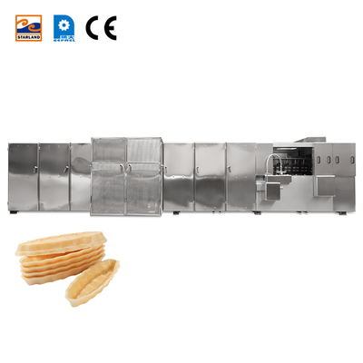 Linea di produzione automatica di biscotti wafer PLC per supporto tecnico video post-vendita