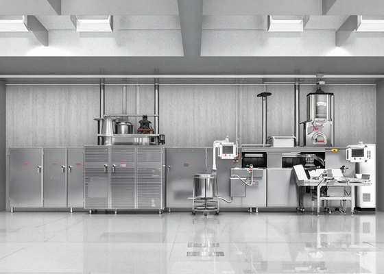 Linea di produzione automatica di waffle roll Deluxe PLC