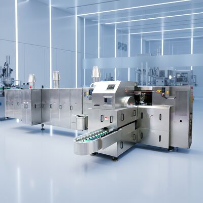 Specificità della macchina per la produzione di gelato a cono di alta produttività costruita per fornire un cono coerente