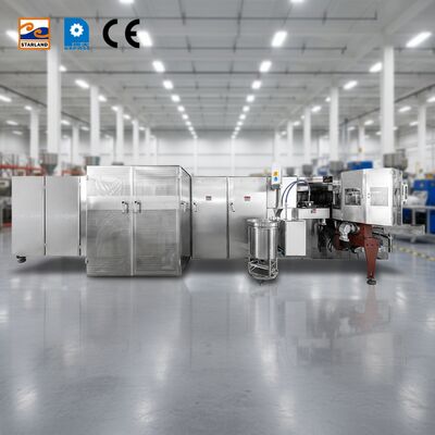 Video supporto tecnico Waffle Basket linea di produzione Alta capacità ottimizzata per il continuo