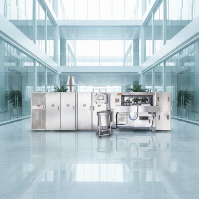 Macchina automatica per coni di wafer in acciaio inossidabile, perfetta per la produzione continua di deliziosi coni di wafer croccanti