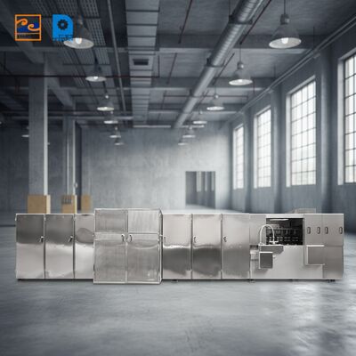 Macchina per biscotti a wafer dotata di sistema di controllo PLC che fornisce un controllo automatico e una produzione stabile di wafer Monaka