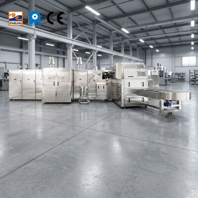 Linea di produzione di coni di zucchero a rulli automatici 220V 380V Linea di produzione di coni di zucchero a rulli automatici per la produzione
