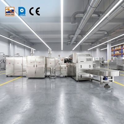 Linea di assemblaggio per l'industria Linea di produzione di cono di zucchero a rotolo per la produzione su larga scala