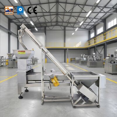 Mulino Industriale per Waffle/Biscotti con Nastro Trasportatore a Spirale, Costruzione in Acciaio Inossidabile che Offre Maggiore Durata e Conformità alla Sicurezza Alimentare