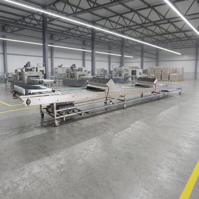 Video Technical Support Marshalling Cooling Conveyor Providing Comprehensive Solutions For Food Processing