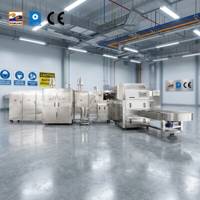 Macchina per la produzione di biscotti in acciaio inossidabile per coni gelato adatta per impianti di trasformazione alimentare