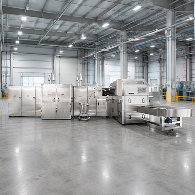 Linea di produzione automatica di cono di zucchero in acciaio inossidabile Dopo servizio Video Supporto tecnico per la produzione