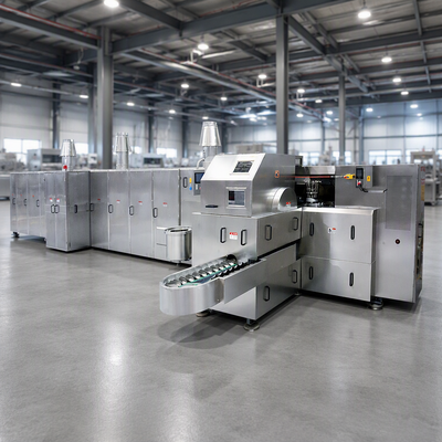 Linea di produzione automatica di coni gelato Attrezzatura in acciaio inossidabile per la produzione di coni