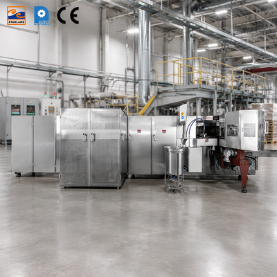 Supporto Tecnico Video Linea di Produzione Cestini per Waffle Attrezzatura in Acciaio Inox per Produzione Alimentare Commerciale