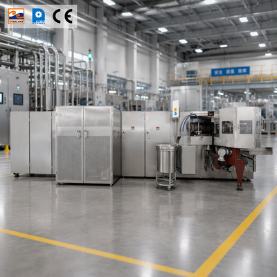 Linea di produzione di waffle basket con specifiche del motore principale e sistema di controllo PLC che fornisce soluzioni di produzione automatizzate