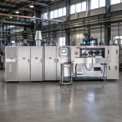 Linea di produzione automatica di coni wafer con riscaldamento a gas e controllo intelligente per una maggiore efficienza produttiva
