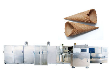 La macchina multidimensionale della fabbricazione di biscotti del cono gelato della cialda/ha rotolato la serie di prodotti del cono dello zucchero