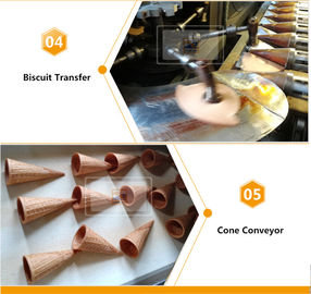 CQC pre rotolano la neve Sugar Cone Production Line