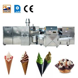 Linea di produzione automatica completa per il creatore commerciale del cono della cialda del gelato di ora di 380V 5kg