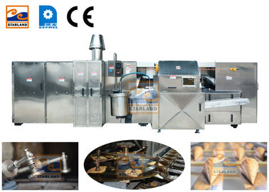 linea di produzione croccante del cono gelato della cialda 380V determinata da un potere di 3 fasi