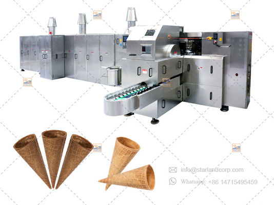 Trasportatore a catena bianco dell'alimento di Sugar Cone Production Line With