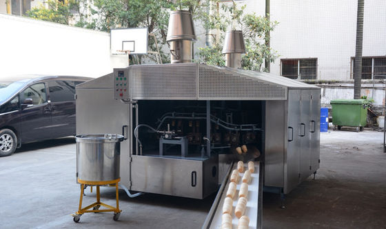 Cono della cialda del ristorante 10000pcs/Hour che rende a macchina cono gelato elettrico
