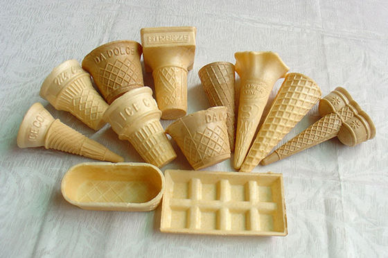 Di sapore di latte gelato l'altezza di Sugar Cones 135mm con un angolo di 23 gradi