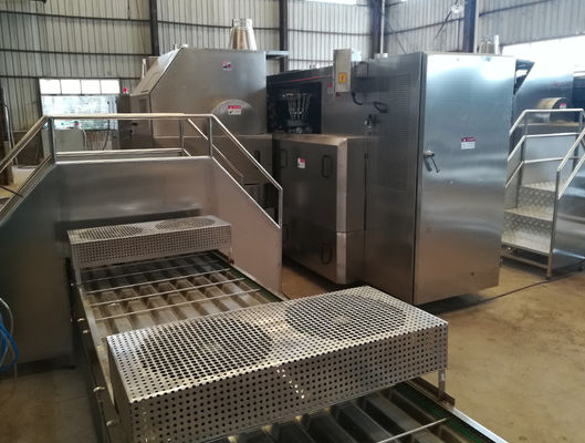 Piccolo gelato rotondo elettrico di Sugar Cone Production Line For della cialda della ciotola