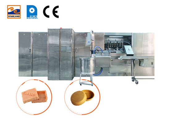 Produzione automatica della crostata Shell Baking Equipment, larga scala materiale di acciaio inossidabile.